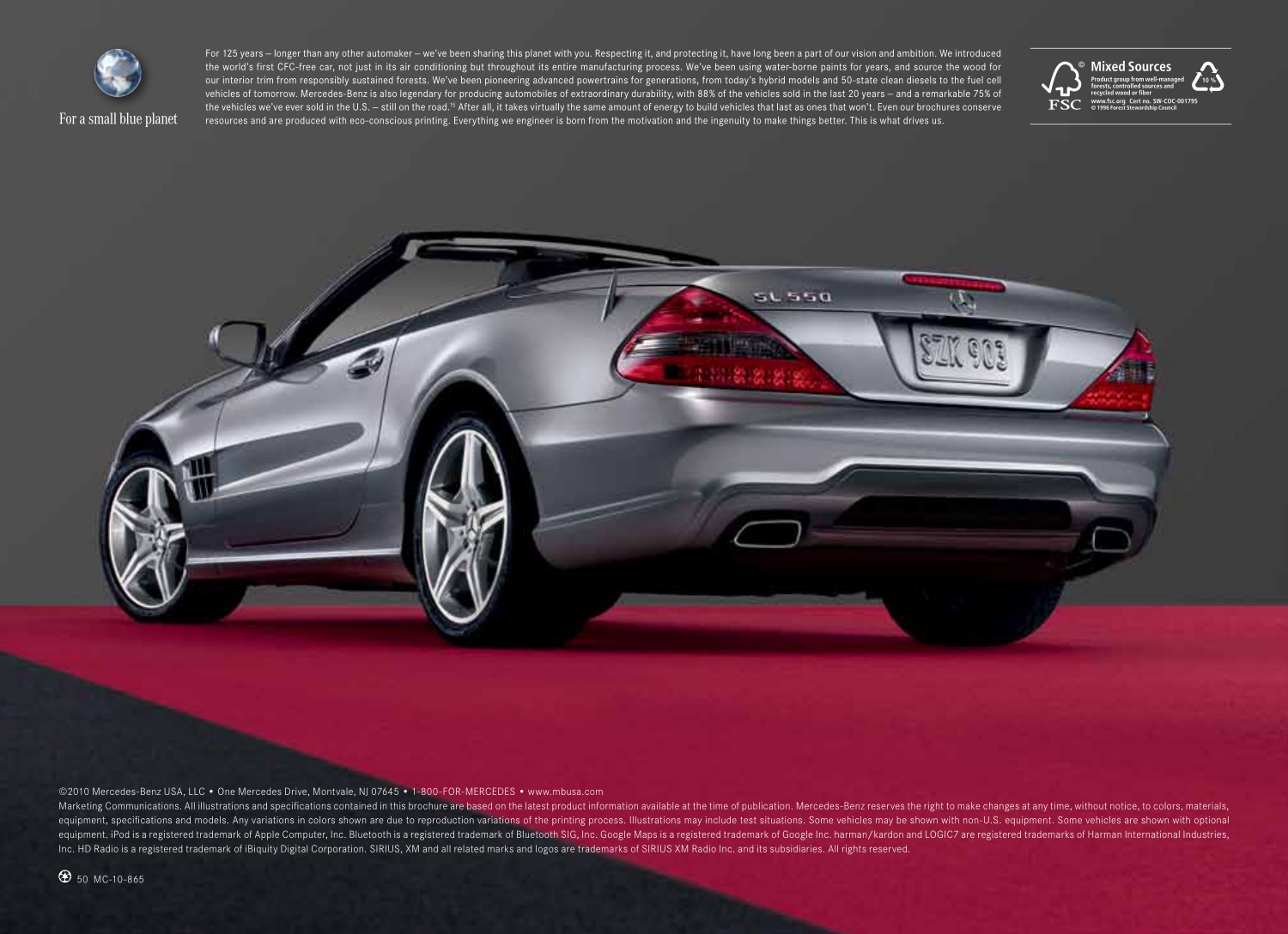 2011 Mercedes-Benz SL Brochure Page 5